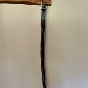 Decorative leather belt
